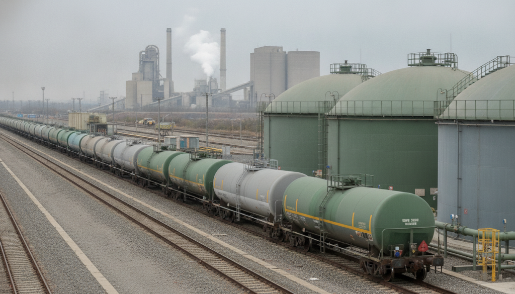 Rail emerges as lower-cost route for moving captured CO2 as pipelines stall