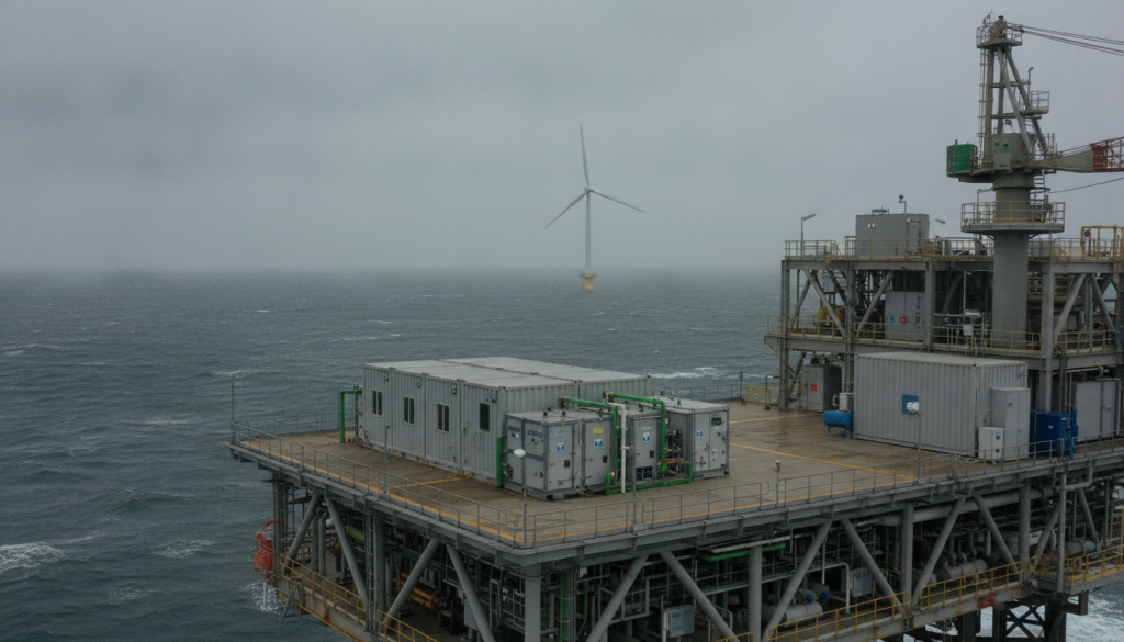 PosHYdon produces first green hydrogen on a working North Sea platform PosHYdon produces first green hydrogen on a working North Sea platform