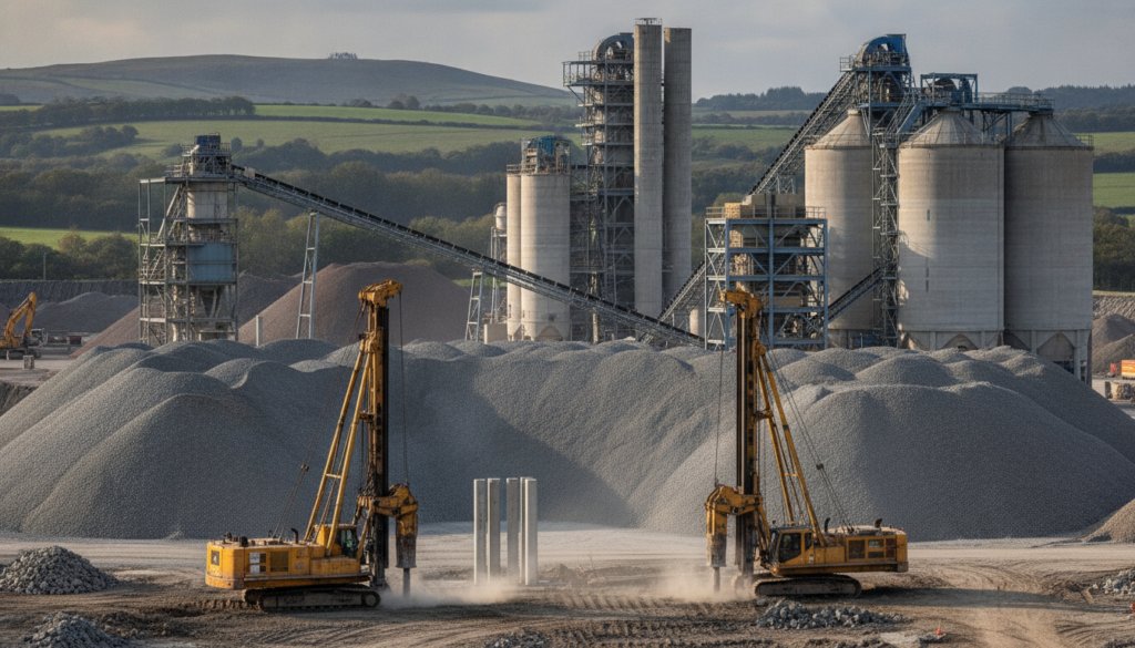 Heidelberg Materials places 600 piles at UK’s first cement works carbon capture site Heidelberg Materials places 600 piles at UK's first cement works carbon capture site